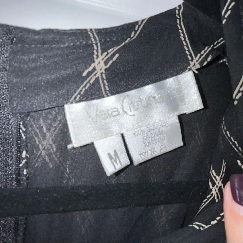 Vera Cristina Silk Sheer Blouse Top - Picture 2 of 4